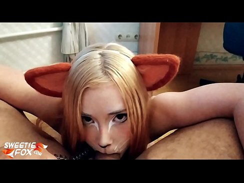 ❤️ Kitsune menelan batang dan air mani di dalam mulutnya ❌ Lucah dubur pada kami ❌️